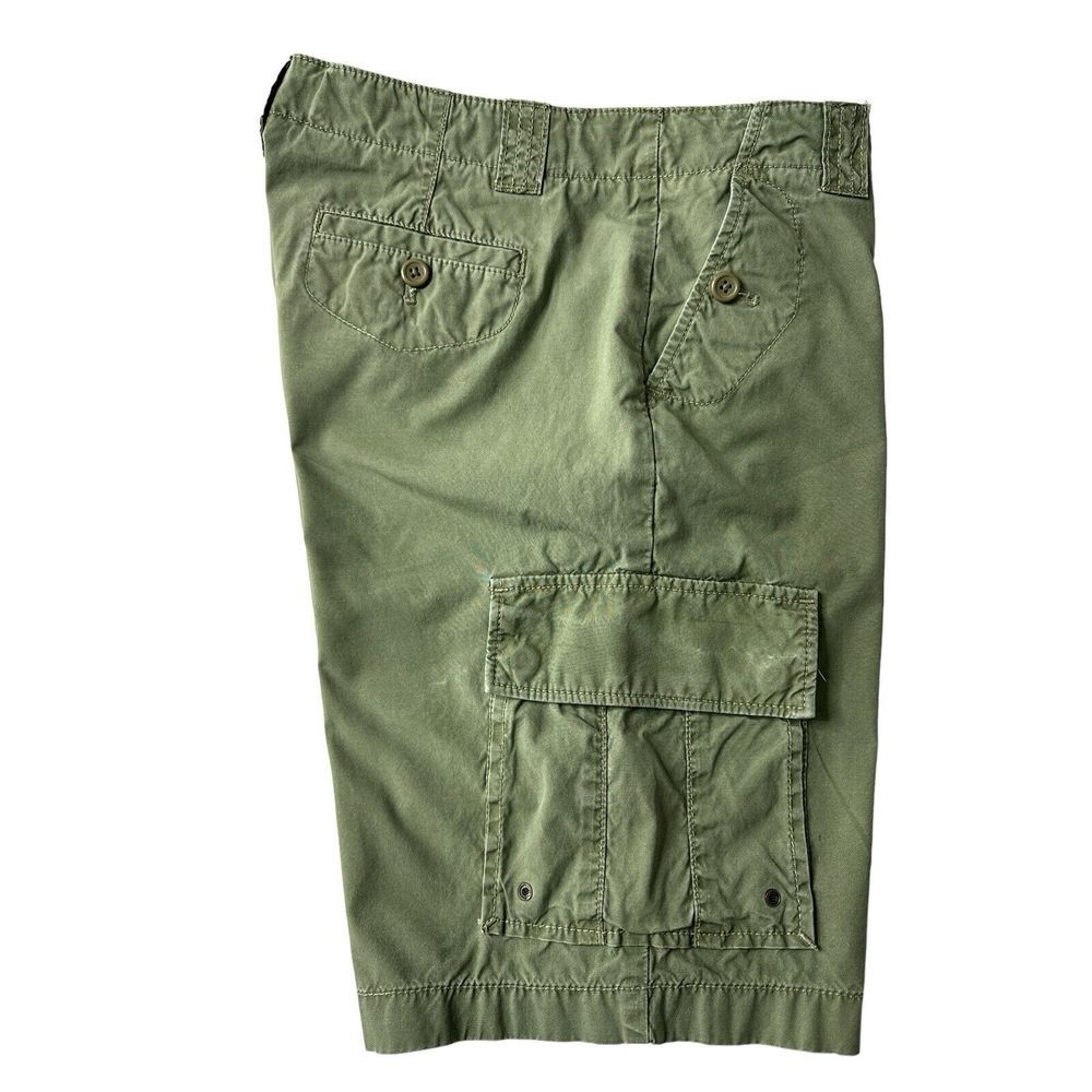 J.Crew Women's Shorts Weathered Broken-In Chino Classic‎ City Fit - Green/Size 0